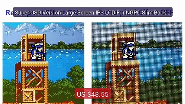 Super OSD Version Large Screen IPS LCD For NGPC Slim Backligh... Amazing Value 2026 | Must Have!