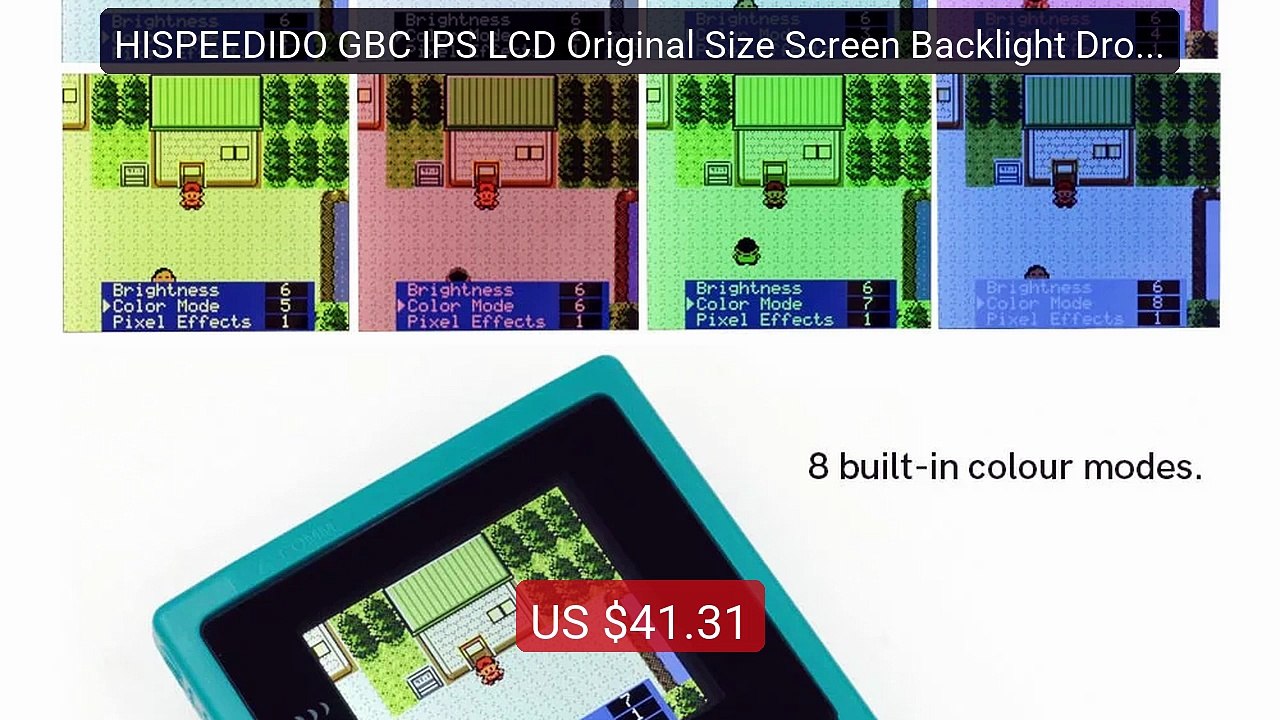 HISPEEDIDO GBC IPS LCD Original Size Screen Backlight Drop In ... -- Hot Deal 2026 | Limited Offer!