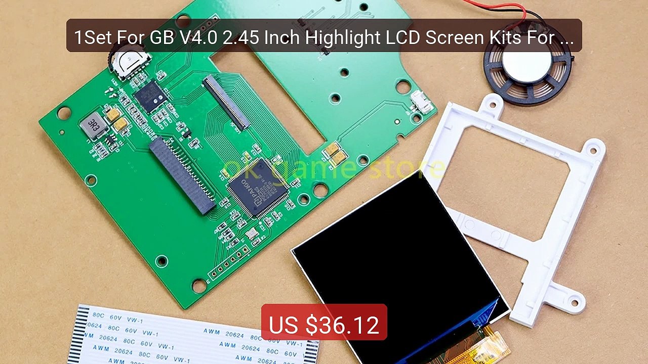 1Set For GB V4.0 2.45 Inch Highlight LCD Screen Kits For GameBoy GB... -- Top Rated 2026 | Buy Now!