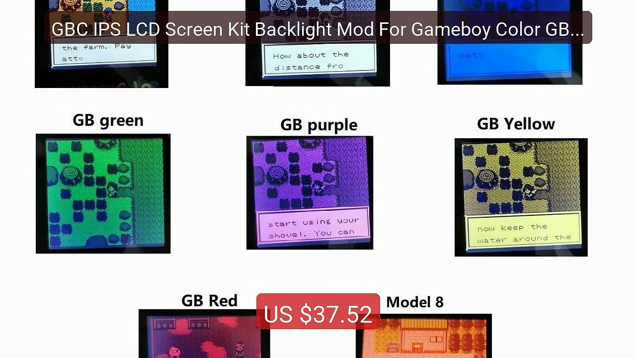 GBC IPS LCD Screen Kit Backlight Mod For Gameboy Color GBC With Pr... -- Best Deal 2026 | Shop Now!