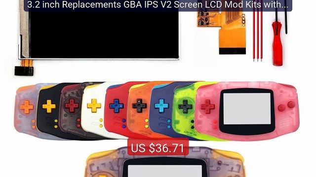 3.2 inch Replacements GBA IPS V2 Screen LCD Mod Kits with New Pre-c... Top Rated 2026 | Buy Now!