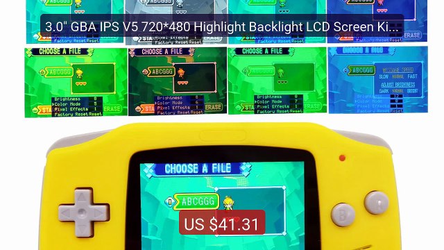 3.0 GBA IPS V5 720*480 Highlight Backlight LCD Screen Kits w... Amazing Value 2026 | Must Have!