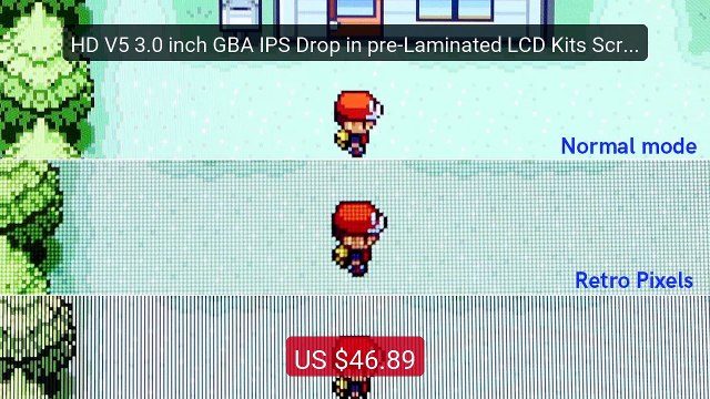HD V5 3.0 inch GBA IPS Drop in pre-Laminated LCD Kits Screen for Ga... Top Rated 2026 | Buy Now!