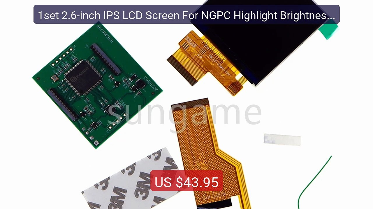 1set 2.6-inch IPS LCD Screen For NGPC Highlight Brightness For NEOG... -- Top Rated 2026 | Buy Now!