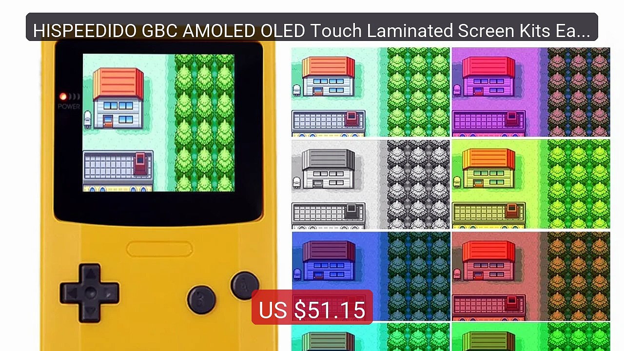 HISPEEDIDO GBC AMOLED OLED Touch Laminated Screen Kits Easy Install... -- Top Rated 2026 | Buy Now!