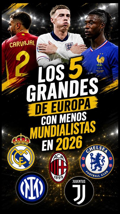 🔥 LOS 5 GIGANTES DE EUROPA CON MENOS MUNDIALISTAS