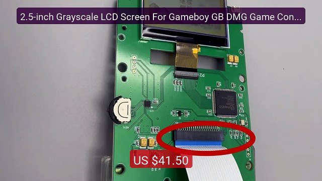 2.5-inch Grayscale LCD Screen For Gameboy GB DMG Game Conso... Top Pick 2026 | Unbeatable Price!