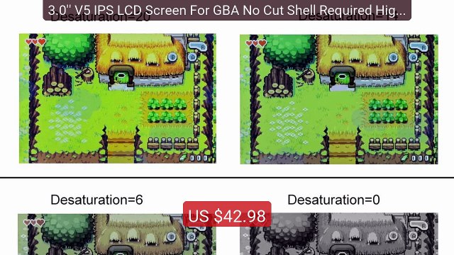 3.0'' V5 IPS LCD Screen For GBA No Cut Shell Required Highligh... Best Buy 2026 | Great Quality!