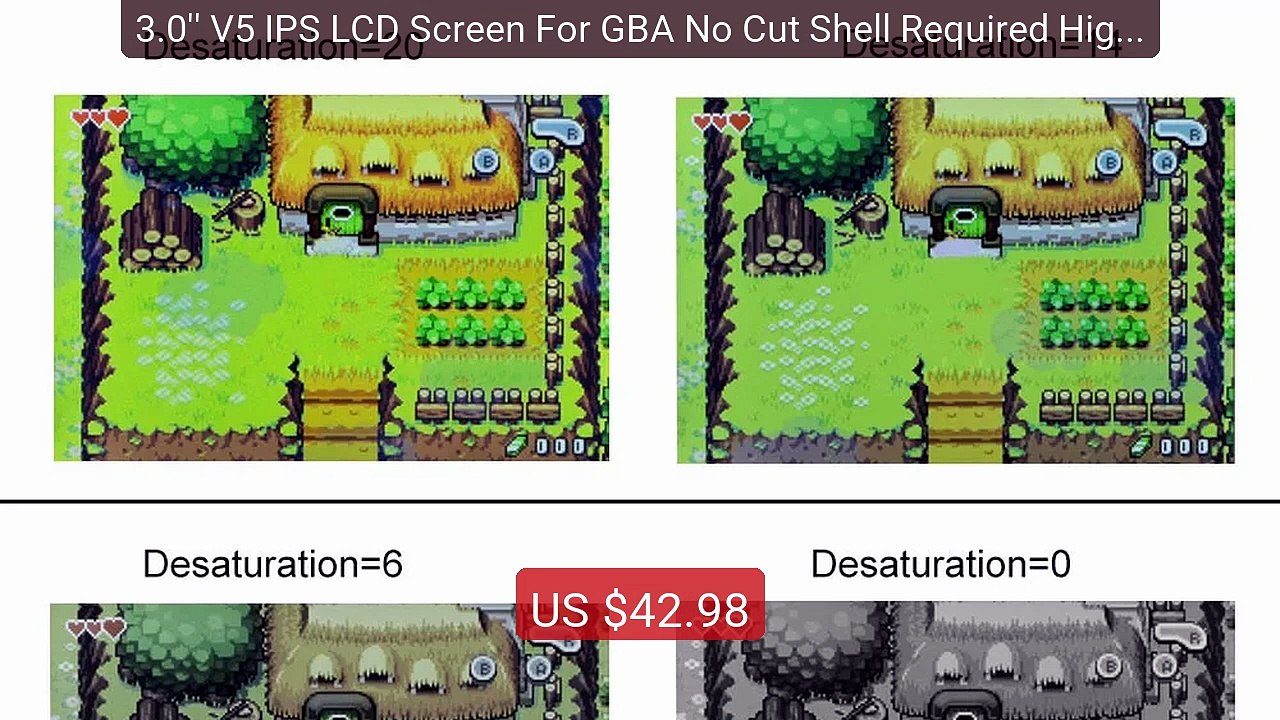 3.0'' V5 IPS LCD Screen For GBA No Cut Shell Required Highligh... -- Best Buy 2026 | Great Quality!