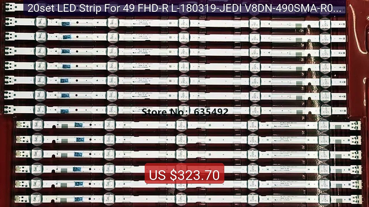 20set LED Strip For 49 FHD-R L-180319-JEDI V8DN-490SMA-R0 V... -- Top Pick 2026 | Unbeatable Price!