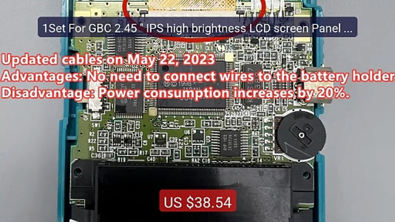 1Set For GBC 2.45 " IPS high brightness LCD screen Panel Ki... -- Top Pick 2026 | Unbeatable Price!