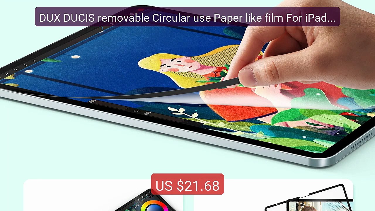 DUX DUCIS removable Circular use Paper like film For iPad A... -- Top Pick 2026 | Unbeatable Price!