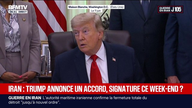 Donald Trump affirme assure avoir trouvé un bon accord avec l'Iran, Téhéran affirme ne pas avoir pris de décision