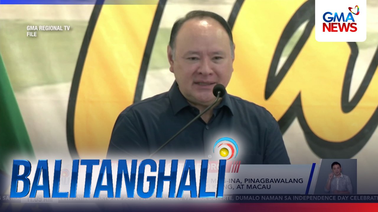 Defense Sec. Teodoro at kanyang mag-ina, pinagbawalang pumasok sa mainland China, Hong Kong, at Macau | Balitanghali