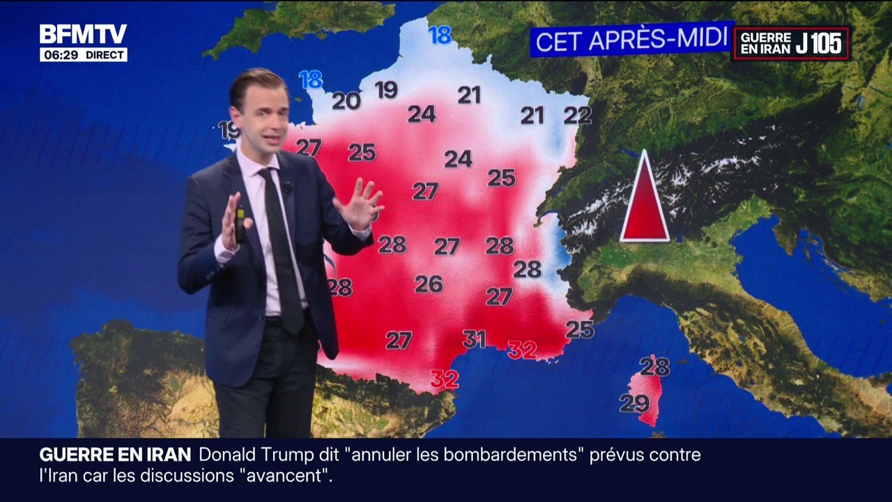 Des pluies sur le nord de la France, avant l'arrivée d'un anticyclone qui chassera les nuages: la météo du vendredi 12 juin