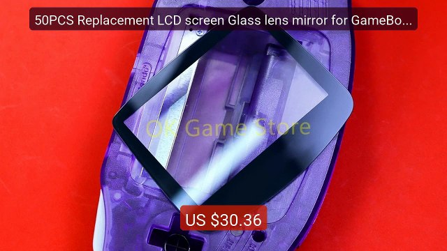 50PCS Replacement LCD screen Glass lens mirror for GameBoy Adv... Hot Deal 2026 | Limited Offer!