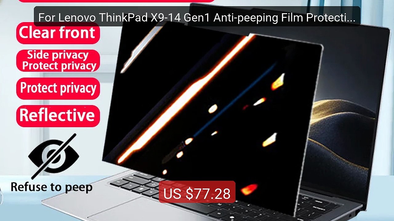 For Lenovo ThinkPad X9-14 Gen1 Anti-peeping Film Protective Fi... -- Best Buy 2026 | Great Quality!