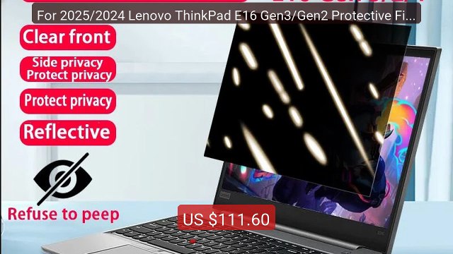 For 2025/2024 Lenovo ThinkPad E16 Gen3/Gen2 Protective Film... Top Pick 2026 | Unbeatable Price!