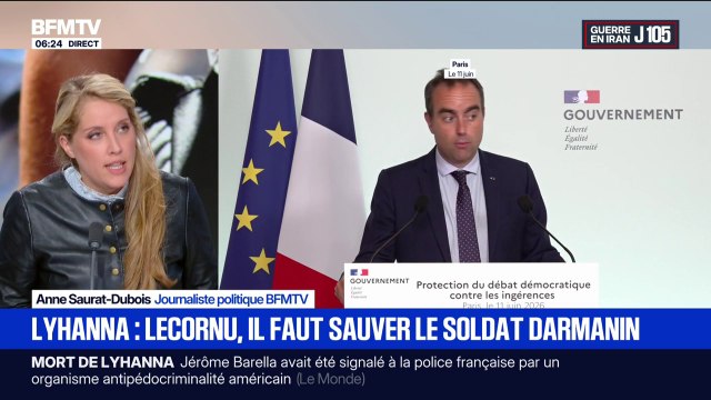 Mort de Lyhanna: Sébastien Lecornu soutient Gérald Darmanin, confronté à des appels à la démission