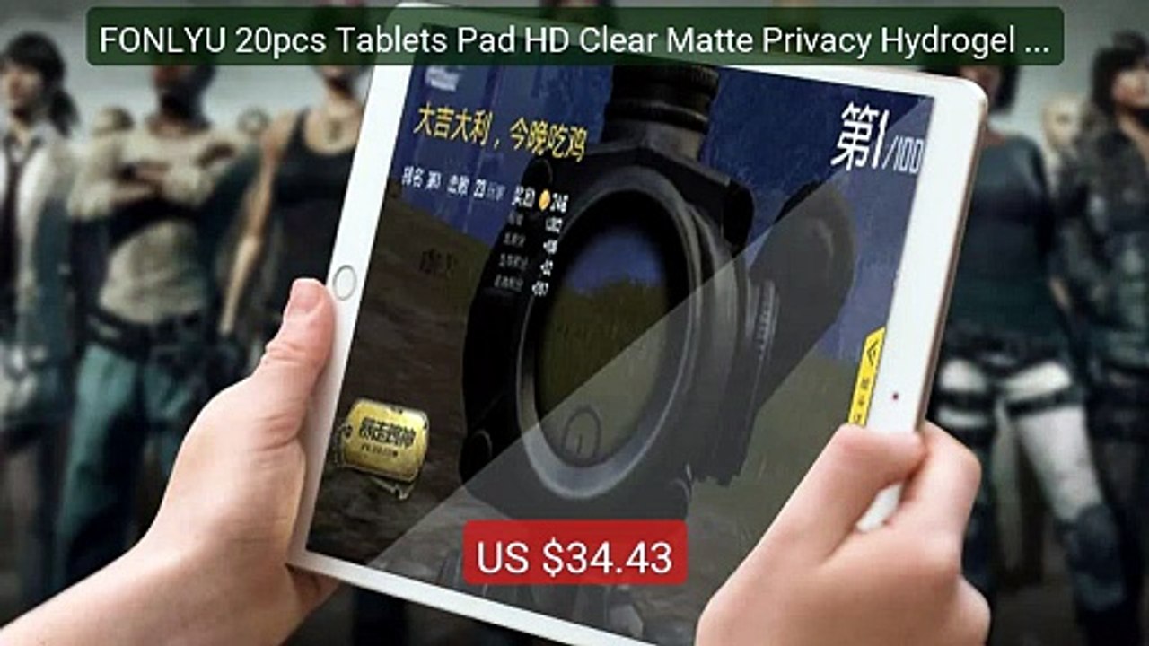 FONLYU 20pcs Tablets Pad HD Clear Matte Privacy Hydrogel Fi... -- Top Pick 2026 | Unbeatable Price!
