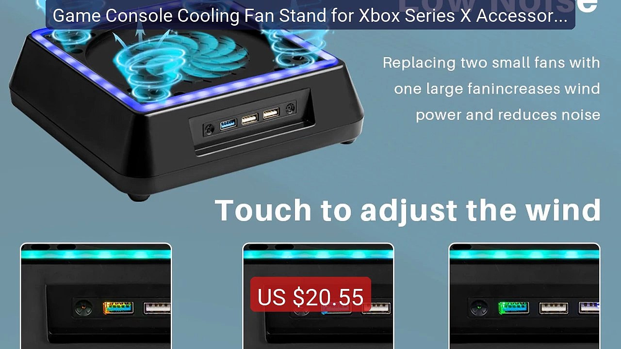 Game Console Cooling Fan Stand for Xbox Series X Accessories T... -- Hot Deal 2026 | Limited Offer!