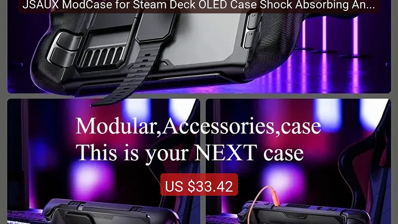JSAUX ModCase for Steam Deck OLED Case Shock Absorbing Anti D... -- Amazing Value 2026 | Must Have!