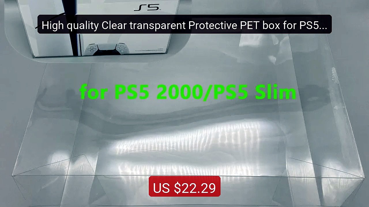 High quality Clear transparent Protective PET box for PS5 Slim/PS5 ... -- Top Rated 2026 | Buy Now!