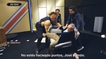 El icónico reencuentro de Hooligan y José Ramón Fernández