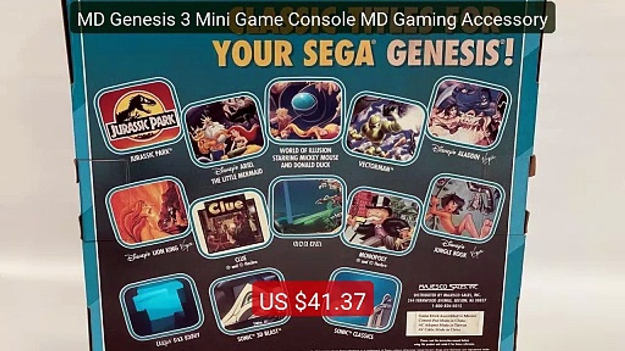 MD Genesis 3 Mini Game Console MD Gaming Accessory -- Hot Deal 2026 | Limited Offer!