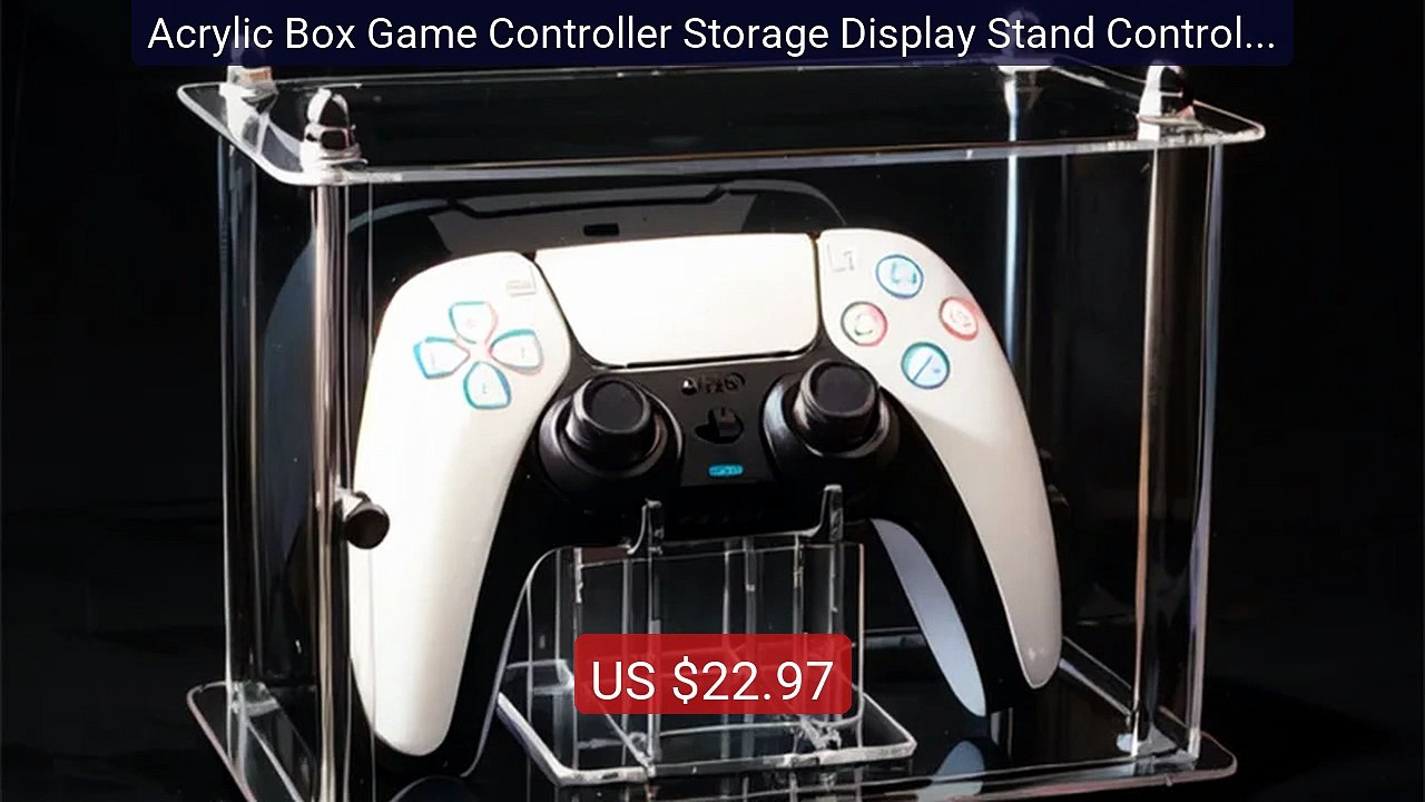 Acrylic Box Game Controller Storage Display Stand Controller ... -- Amazing Value 2026 | Must Have!