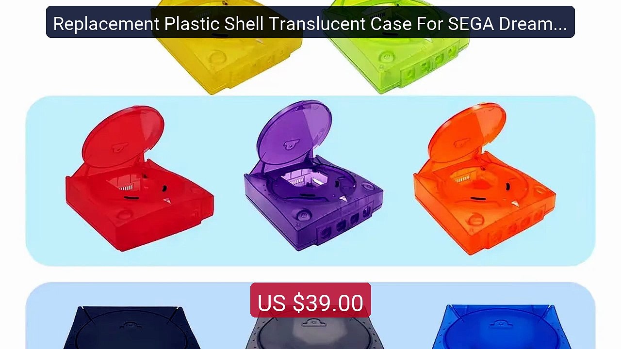 Replacement Plastic Shell Translucent Case For SEGA Dreamcast DC Re... -- Top Rated 2026 | Buy Now!