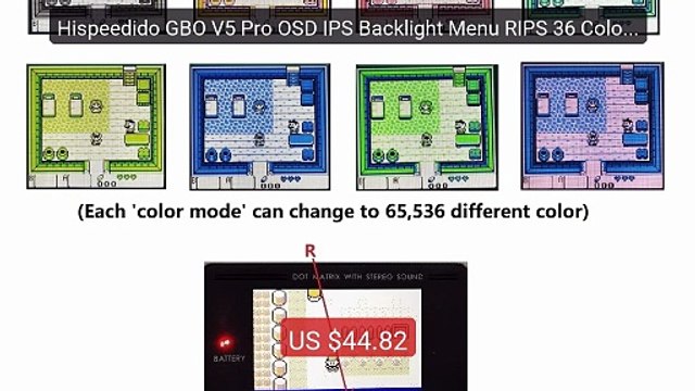 Hispeedido GBO V5 Pro OSD IPS Backlight Menu RIPS 36 Color Kit For ... Top Rated 2026 | Buy Now!