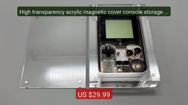 High transparency acrylic magnetic cover console storage bo... Top Pick 2026 | Unbeatable Price!