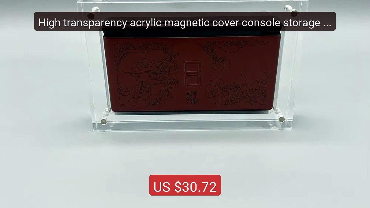 High transparency acrylic magnetic cover console storage box ... -- Amazing Value 2026 | Must Have!
