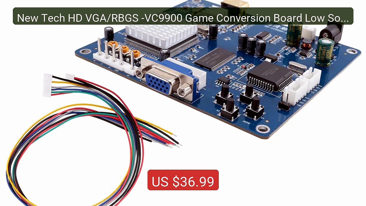 New Tech HD VGA/RBGS -VC9900 Game Conversion Board Low Solutio... -- Hot Deal 2026 | Limited Offer!