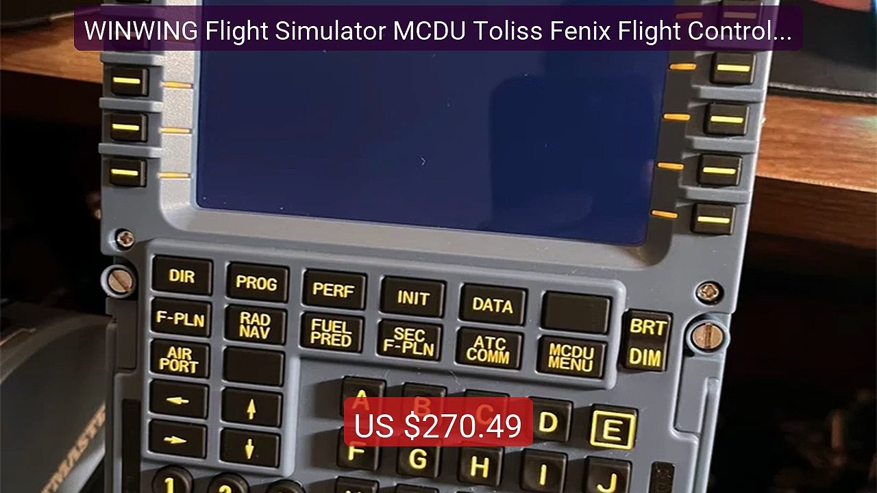 WINWING Flight Simulator MCDU Toliss Fenix Flight Control Display ... -- Best Deal 2026 | Shop Now!