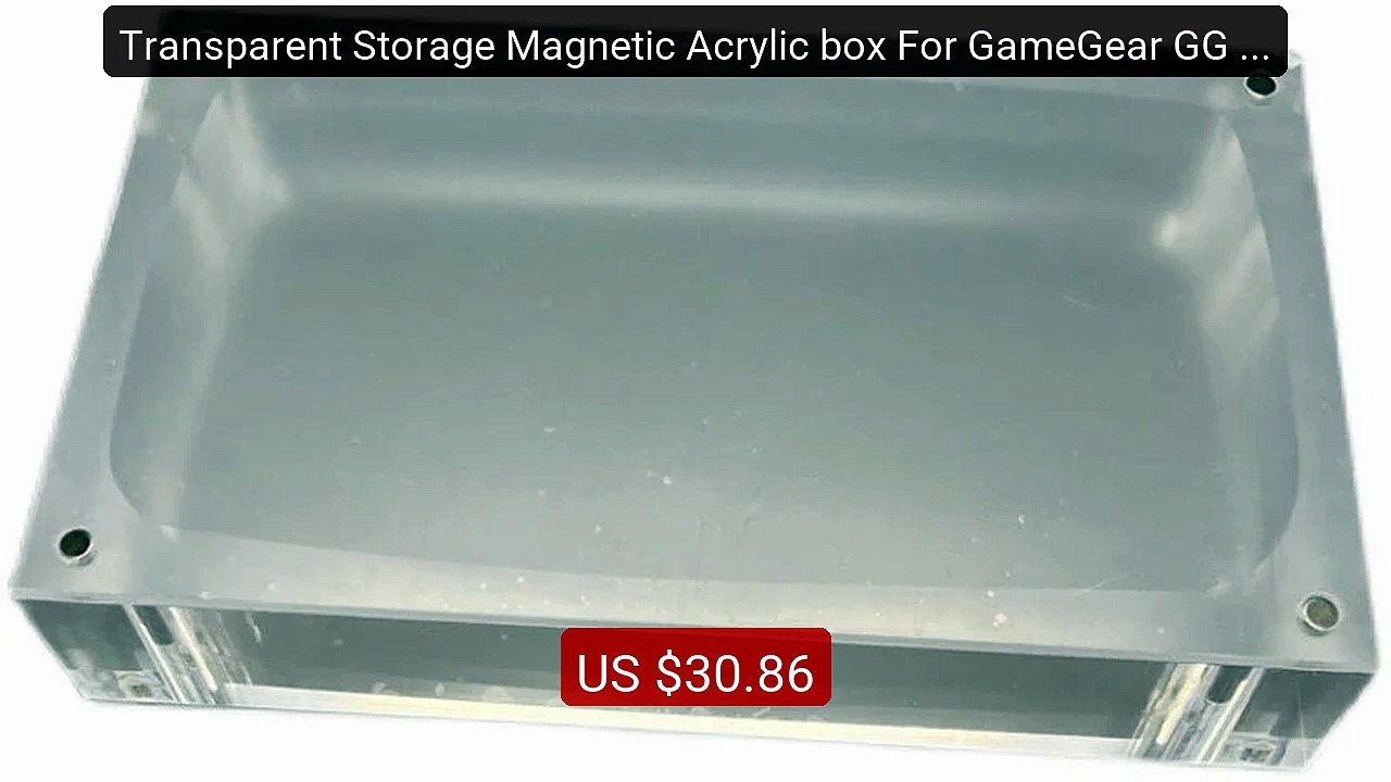 Transparent Storage Magnetic Acrylic box For GameGear GG Game ... -- Hot Deal 2026 | Limited Offer!