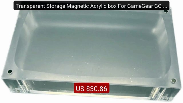 Transparent Storage Magnetic Acrylic box For GameGear GG Game ... Hot Deal 2026 | Limited Offer!