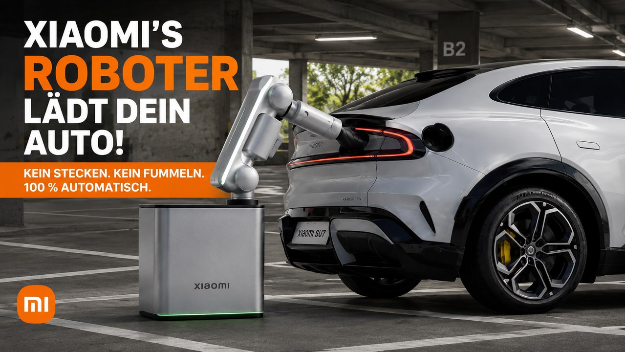 Xiaomi Car Home Charging Robotic Arm vereinfacht E-Mobilität
