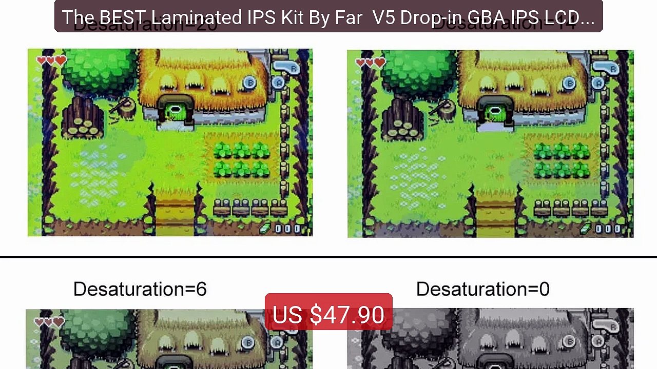 The BEST Laminated IPS Kit By Far  V5 Drop-in GBA IPS LCD dis... -- Amazing Value 2026 | Must Have!