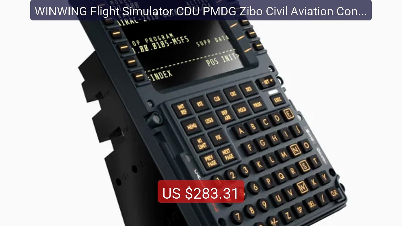 WINWING Flight Simulator CDU PMDG Zibo Civil Aviation Control Panel... -- Top Rated 2026 | Buy Now!
