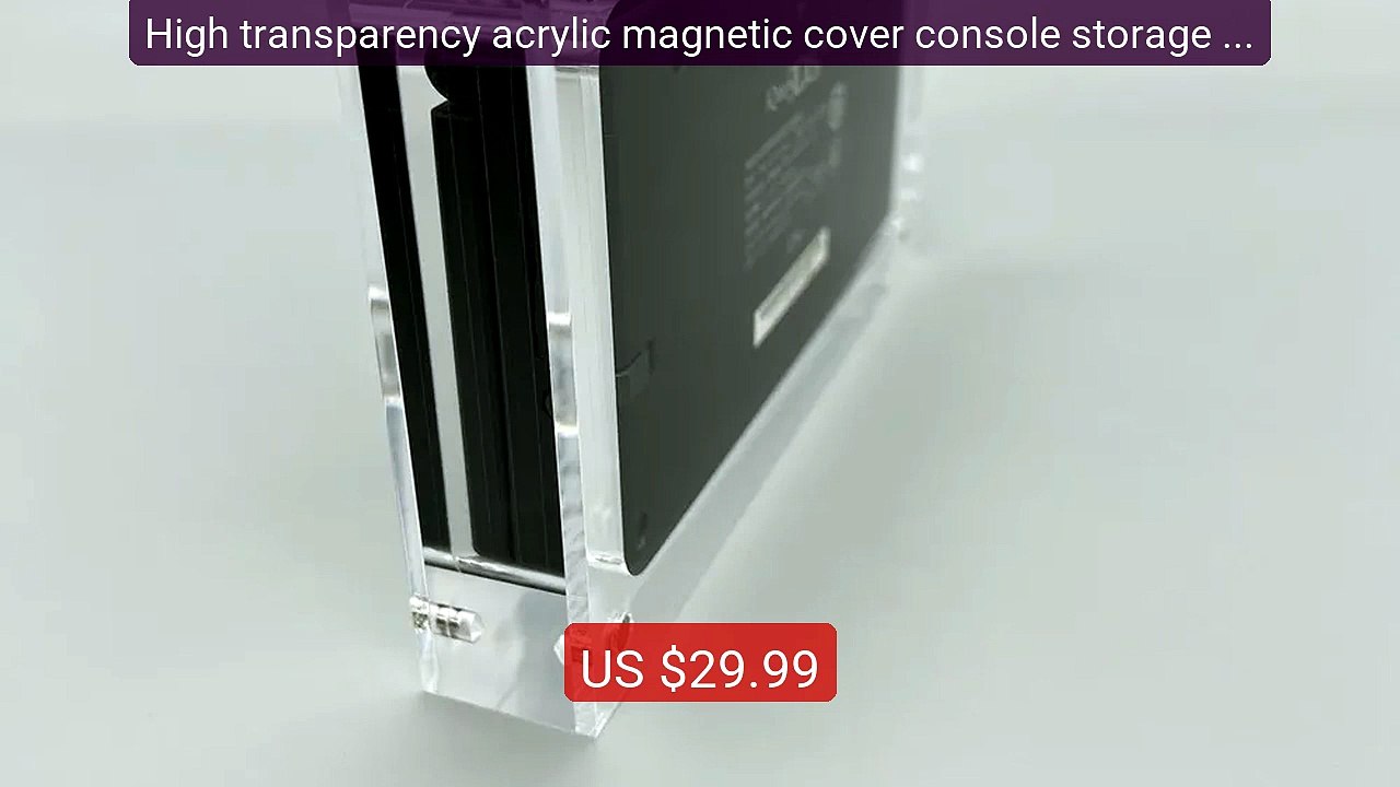 High transparency acrylic magnetic cover console storage box ... -- Amazing Value 2026 | Must Have!