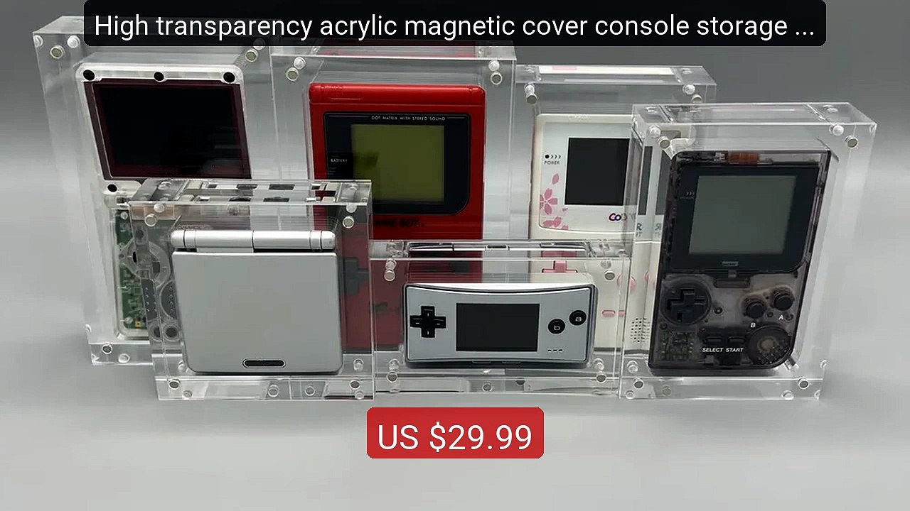 High transparency acrylic magnetic cover console storage bo... -- Top Pick 2026 | Unbeatable Price!
