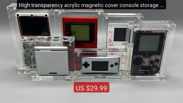High transparency acrylic magnetic cover console storage bo... Top Pick 2026 | Unbeatable Price!