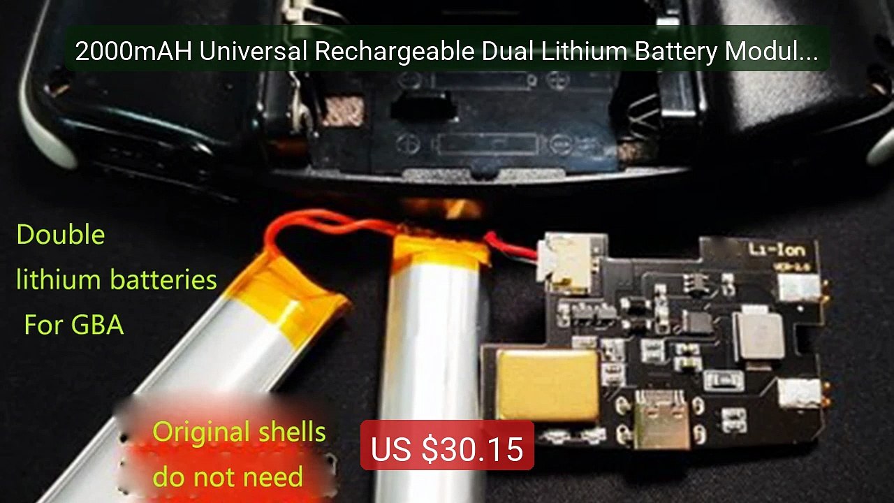 2000mAH Universal Rechargeable Dual Lithium Battery Module Mod USB-... -- Top Rated 2026 | Buy Now!