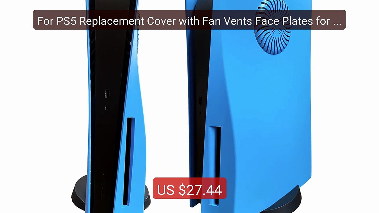 For PS5 Replacement Cover with Fan Vents Face Plates for Disc/... -- Best Buy 2026 | Great Quality!