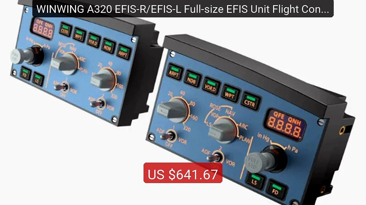 WINWING A320 EFIS-R/EFIS-L Full-size EFIS Unit Flight Contr... -- Top Pick 2026 | Unbeatable Price!