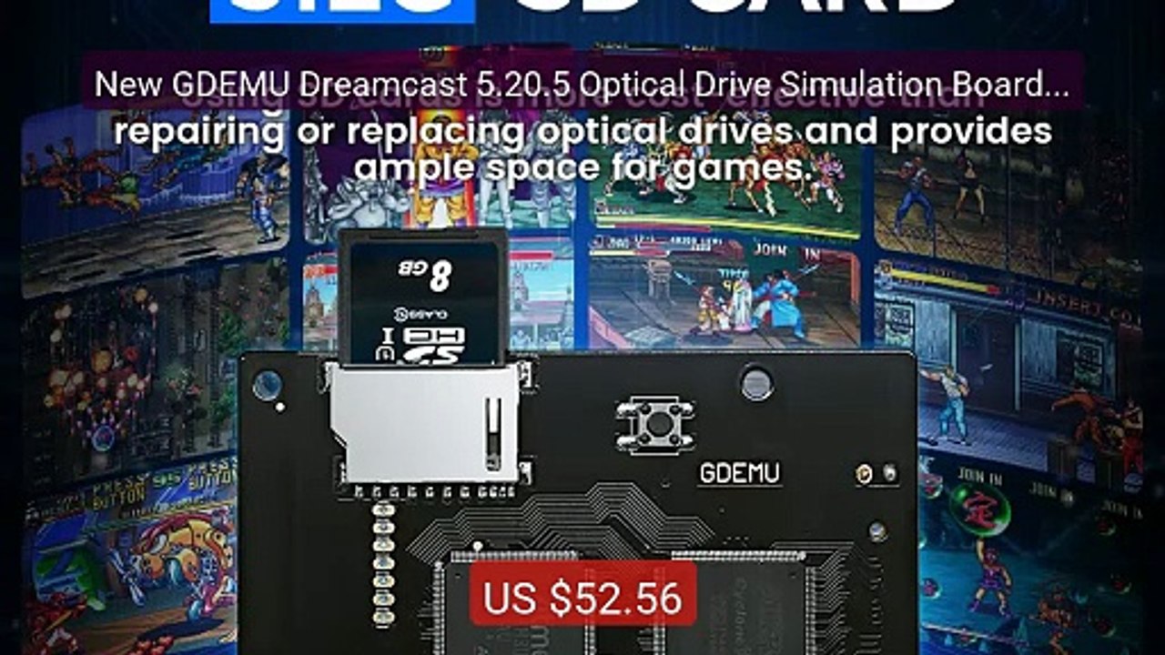 New GDEMU Dreamcast 5.20.5 Optical Drive Simulation Board SD E... -- Hot Deal 2026 | Limited Offer!