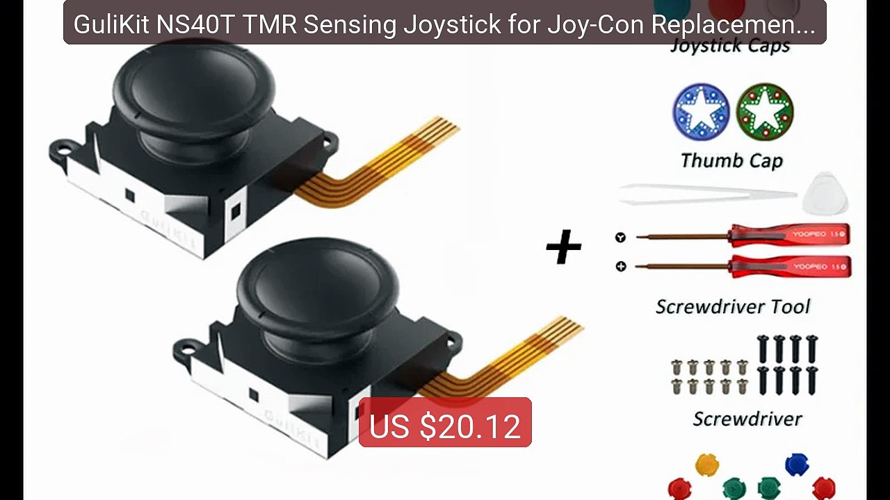 GuliKit NS40T TMR Sensing Joystick for Joy-Con Replacement with St... -- Best Deal 2026 | Shop Now!