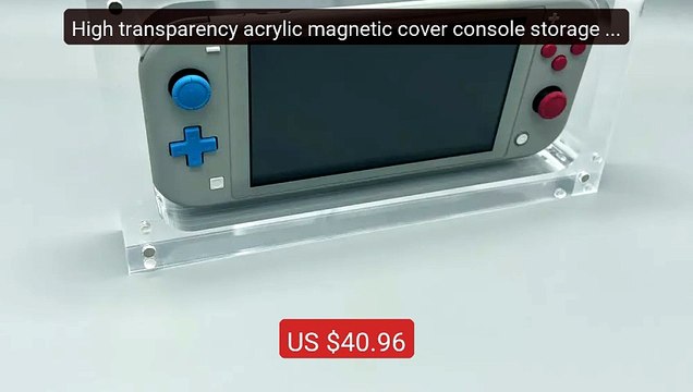 High transparency acrylic magnetic cover console storage box for N... Best Deal 2026 | Shop Now!